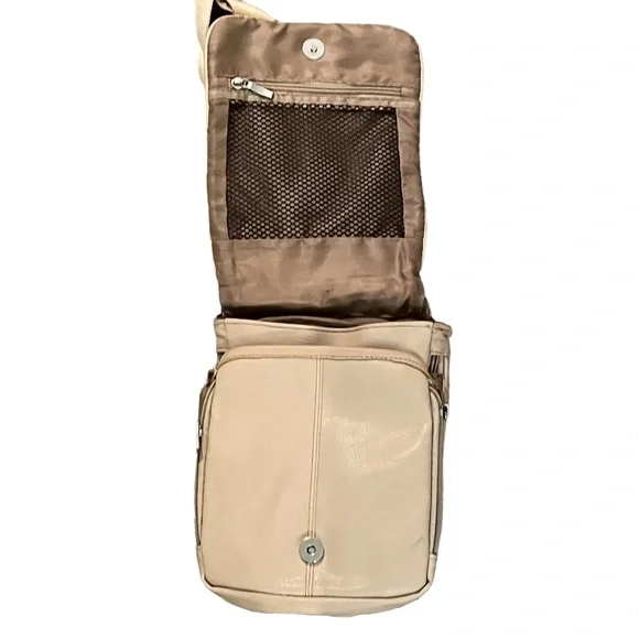 Buxton Leather Crossbody Travel Bag - Picture 3 of 7